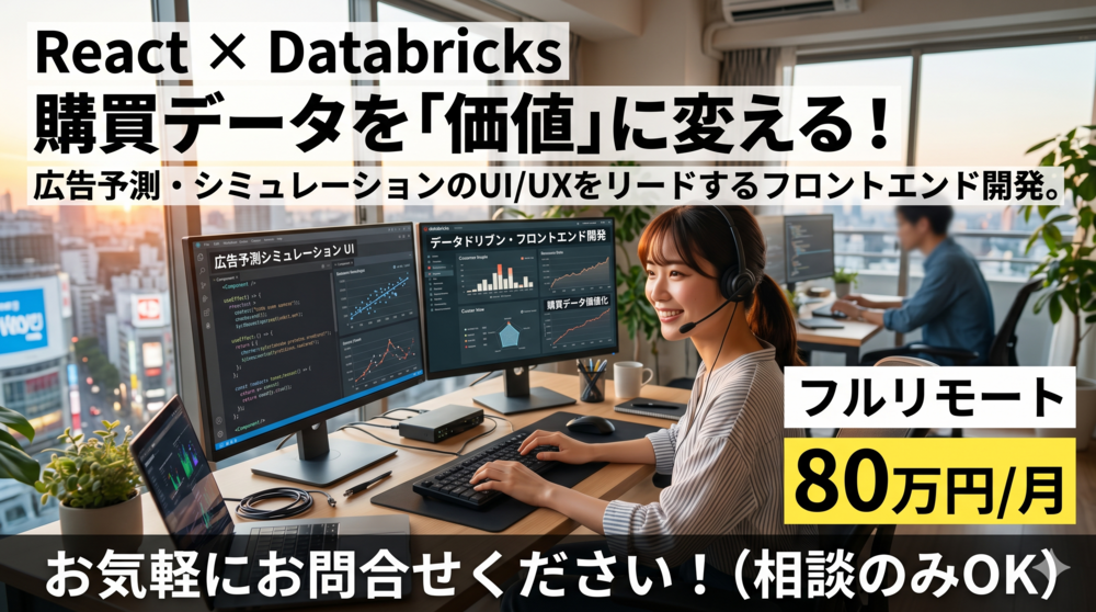 【React】データで広告の未来を可視化!リテールメディアPFフロントエンド開発